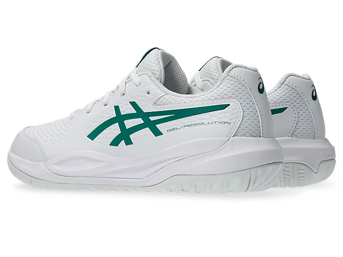 Giày Asics Gel-Resolution X GS 'White Pitch Green' 1044A081-101 - Ảnh 4