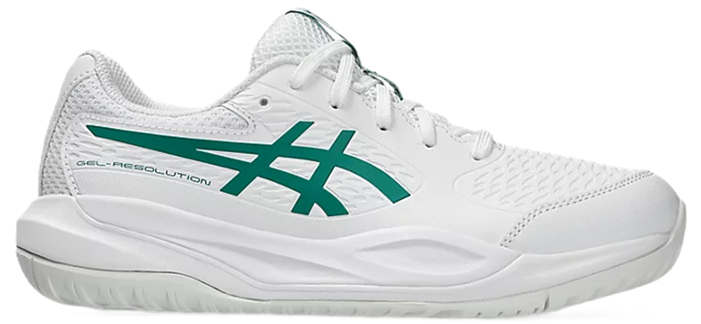 Giày Asics Gel-Resolution X GS 'White Pitch Green' 1044A081-101