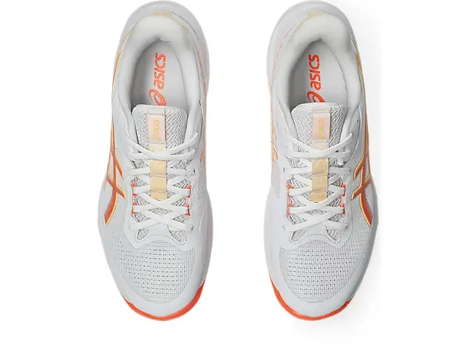 Alternative view of Giày Asics Netburner Ballistic FF 4 'White Vivid Coral' 1052A083-101