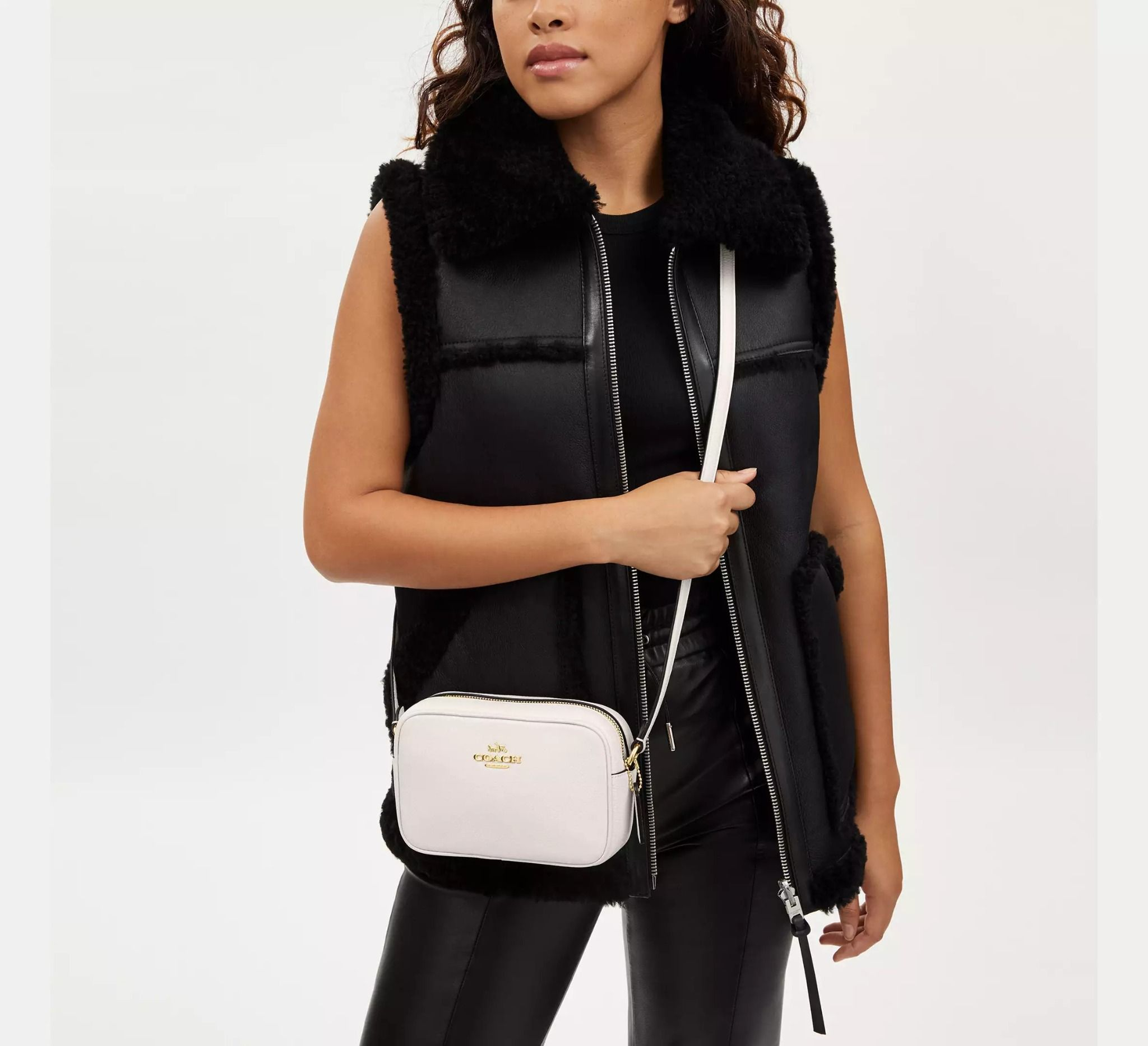 Alternative view of Túi Coach Mini Jamie Camera Bag 'Chalk' CQ875-IMCHK