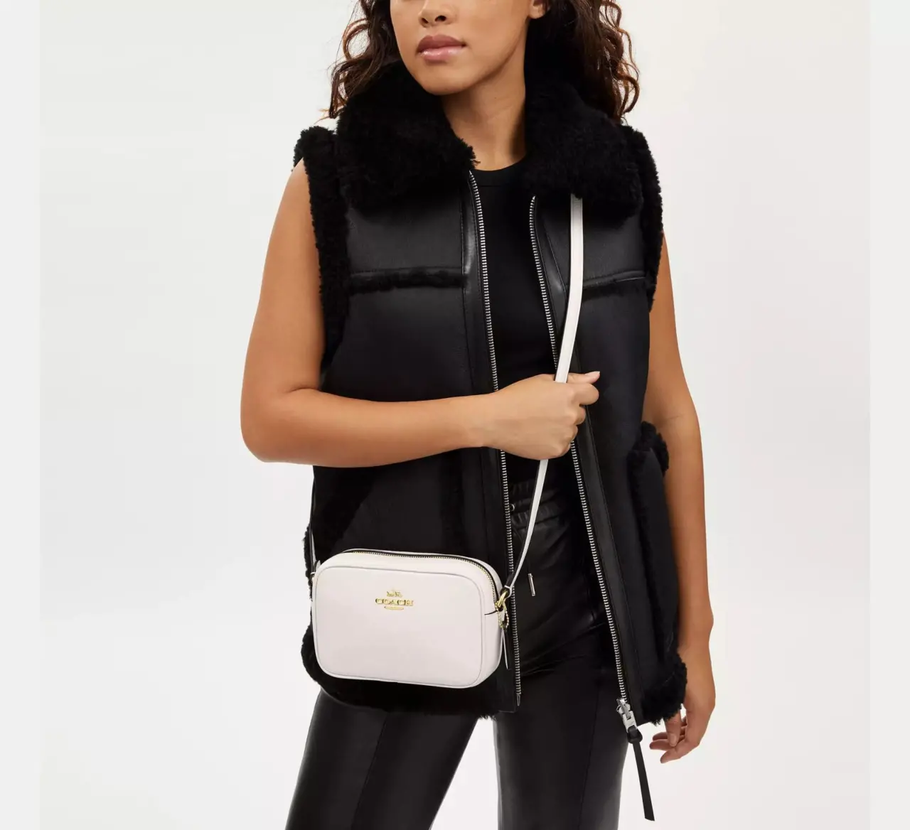 Alternative view of Túi Coach Mini Jamie Camera Bag 'Chalk' CQ875-IMCHK