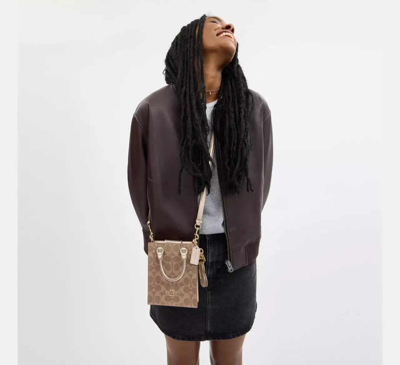 Alternative view of Túi Coach Boxed Mini Tote Bag 'Tan' CX188-IMXD3
