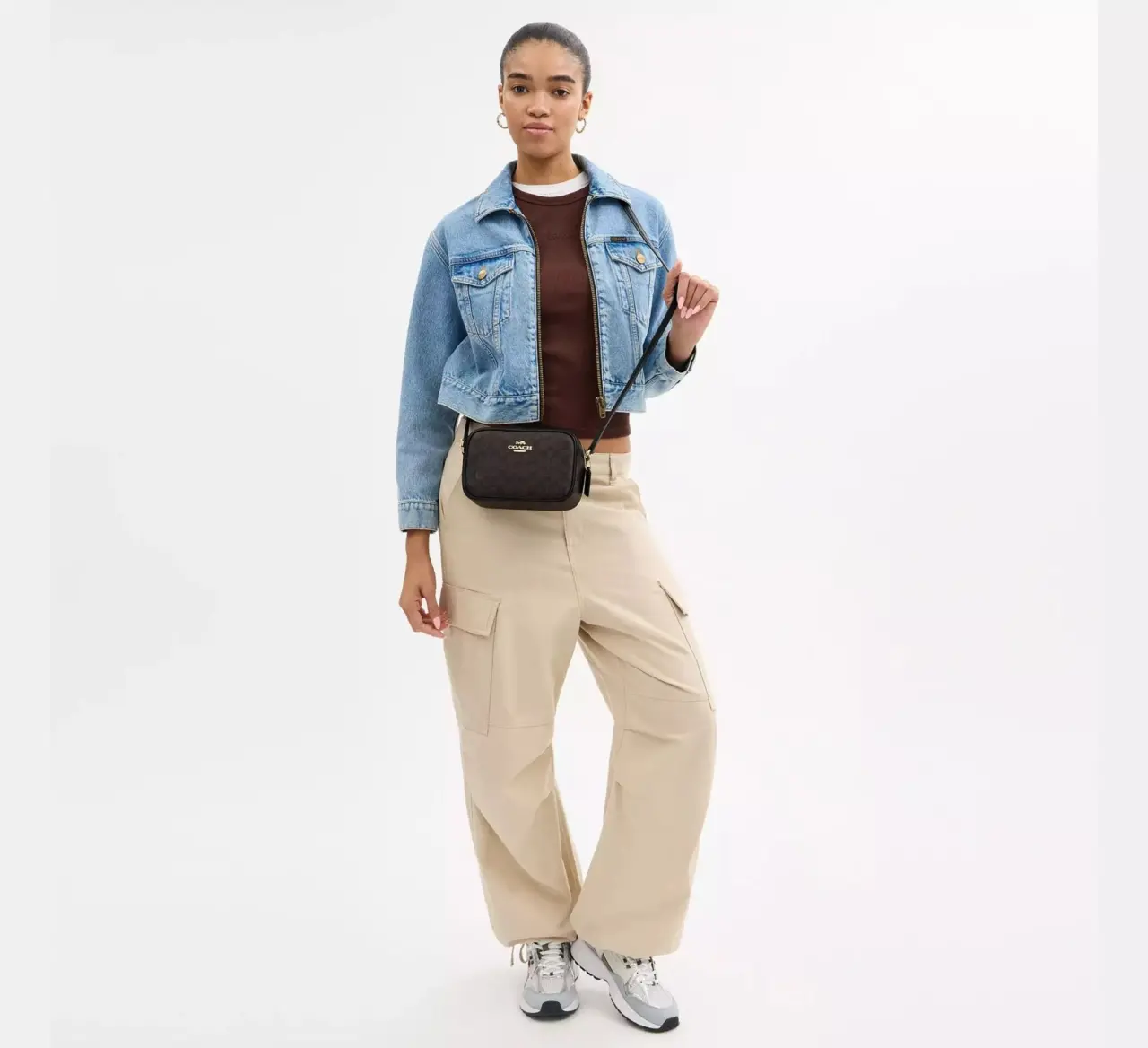 Alternative view of Túi Coach Mini Jamie Camera Bag 'Walnut' CY752-IMXAQ