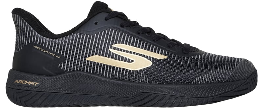 Giày Skechers Viper Court Pro 2.0 'Black Gold' 246109C-BKGD