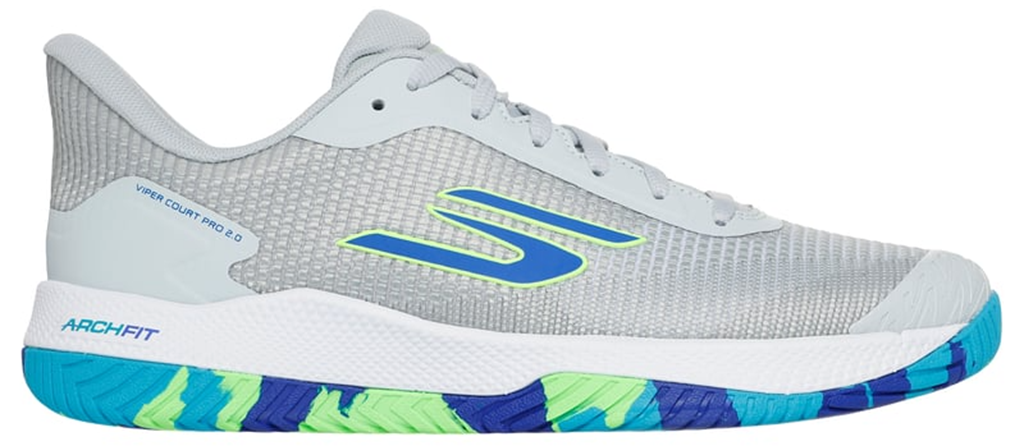 Giày Skechers Viper Court Pro 2.0 'Grey' 246109-GRY