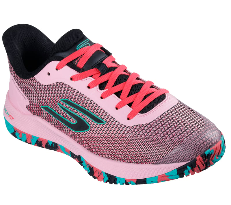 Alternative view of Giày Skechers Viper Court Pro 2.0 'Pink Black' 246109-PKBK