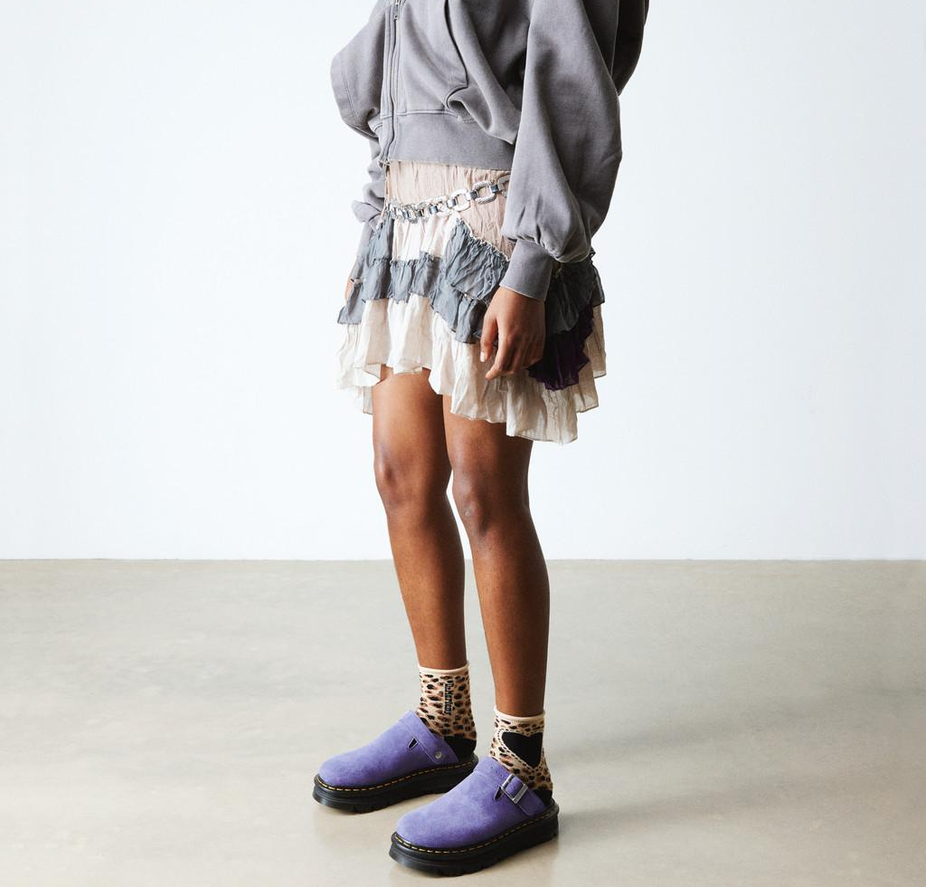 Dép Shop Dr Martens Zebzag 'Purple' 31937500 - Ảnh 3