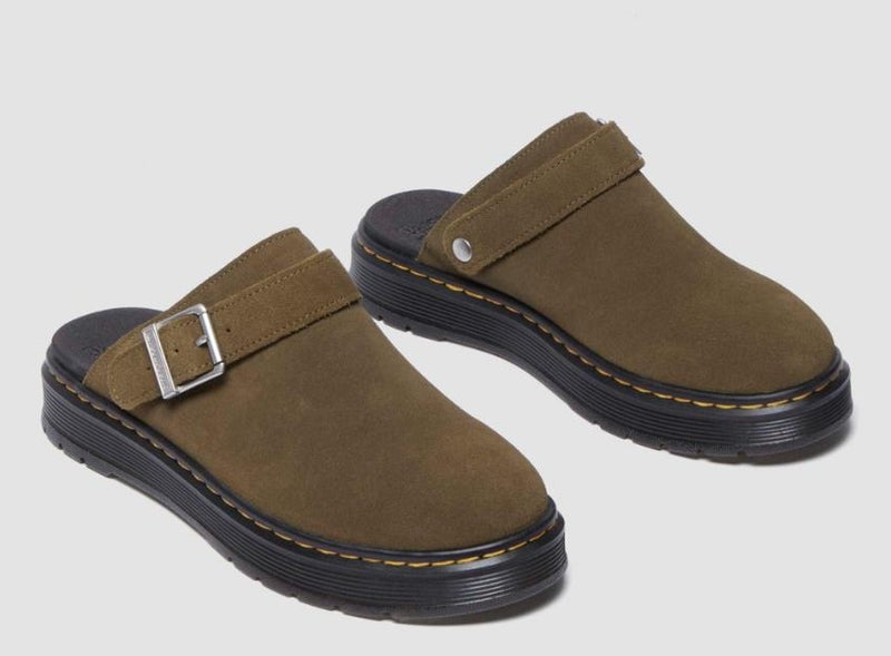 Dép Shop Dr Martens Brookline Suede 'Green' 40666300 - Ảnh 4