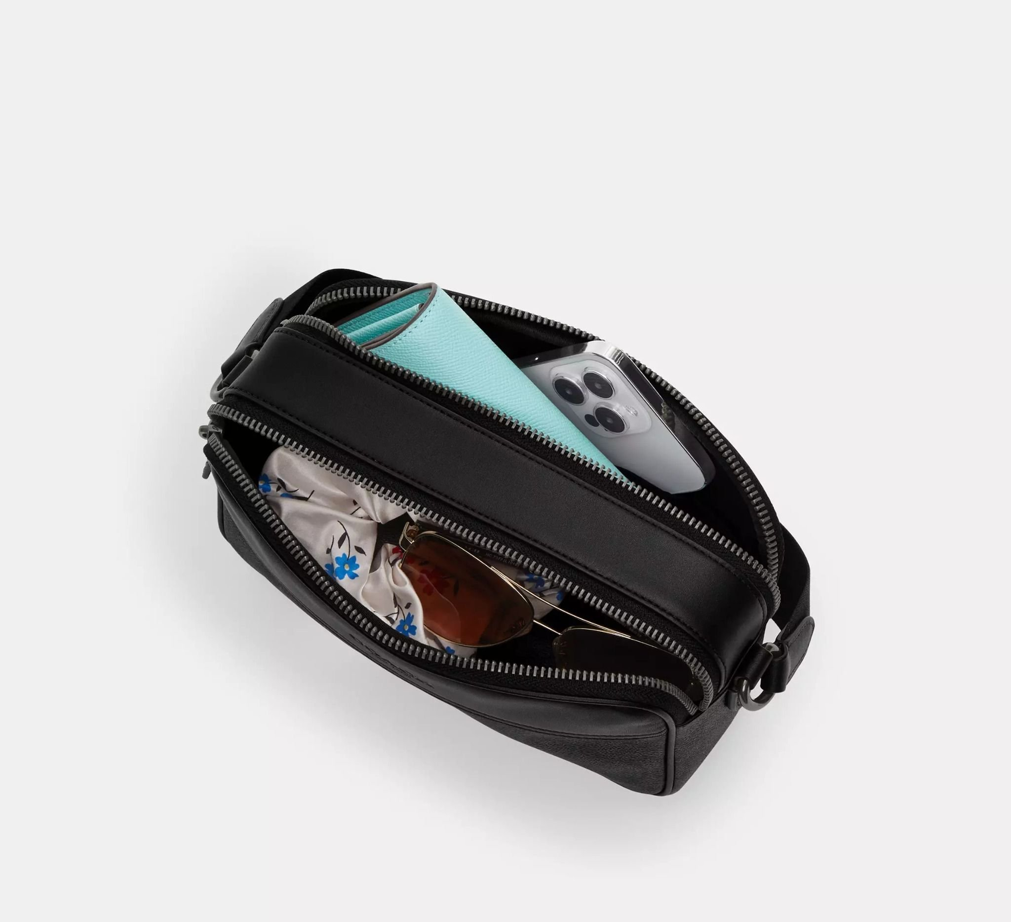 Túi Coach Graham Crossbody 'Tan Black' CV921-QBNRX - Ảnh 5