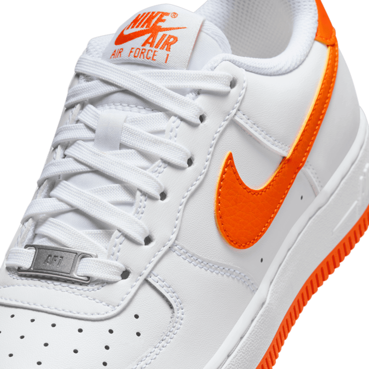 Alternative view of Giày Nike Air Force 1 GS 'White Orange' FV5943-113