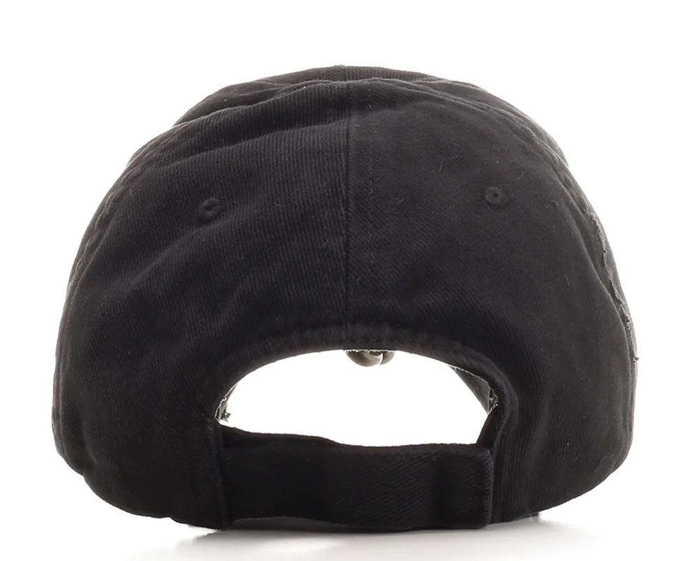 Alternative view of Mũ Balenciaga Front Piercing Faded Cap 'Black' 750716410B2-1071