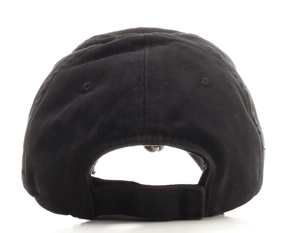 Alternative view of Mũ Balenciaga Front Piercing Faded Cap 'Black' 750716410B2-1071