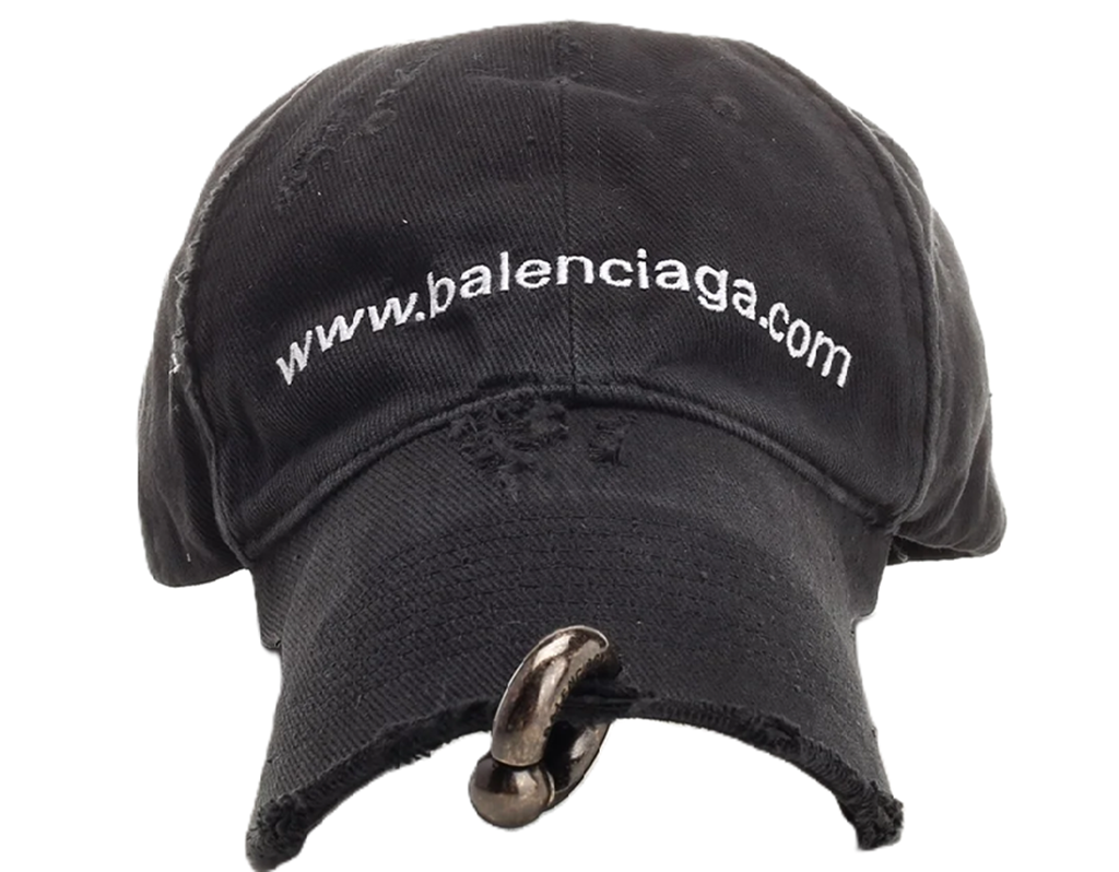 Mũ Balenciaga Front Piercing Faded Cap 'Black' 750716410B2-1071