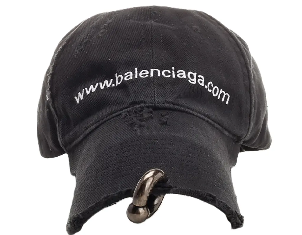 Mũ Balenciaga Front Piercing Faded Cap 'Black' 750716410B2-1071