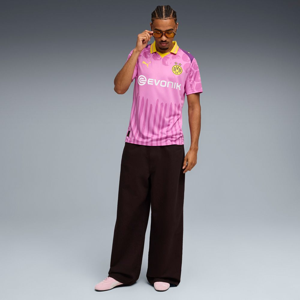 Alternative view of Áo Puma Borussia Dortmund x KidSuper 'Purple' 782741-04