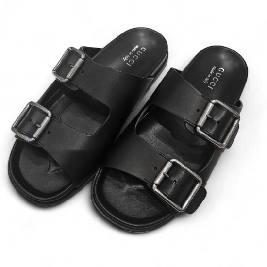 Alternative view of Dép Gucci Sandal With Buckles 'Black' 790949-DTN00-1000