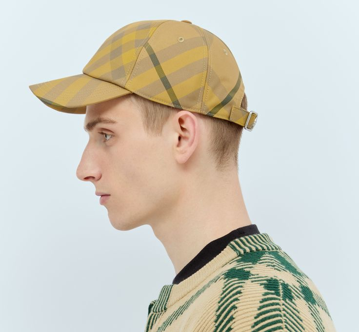 Alternative view of Mũ Burberry Cotton Baseball Cap 'Yellow' 8082671-B8631