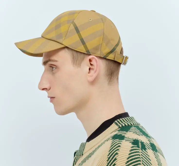 Alternative view of Mũ Burberry Cotton Baseball Cap 'Yellow' 8082671-B8631