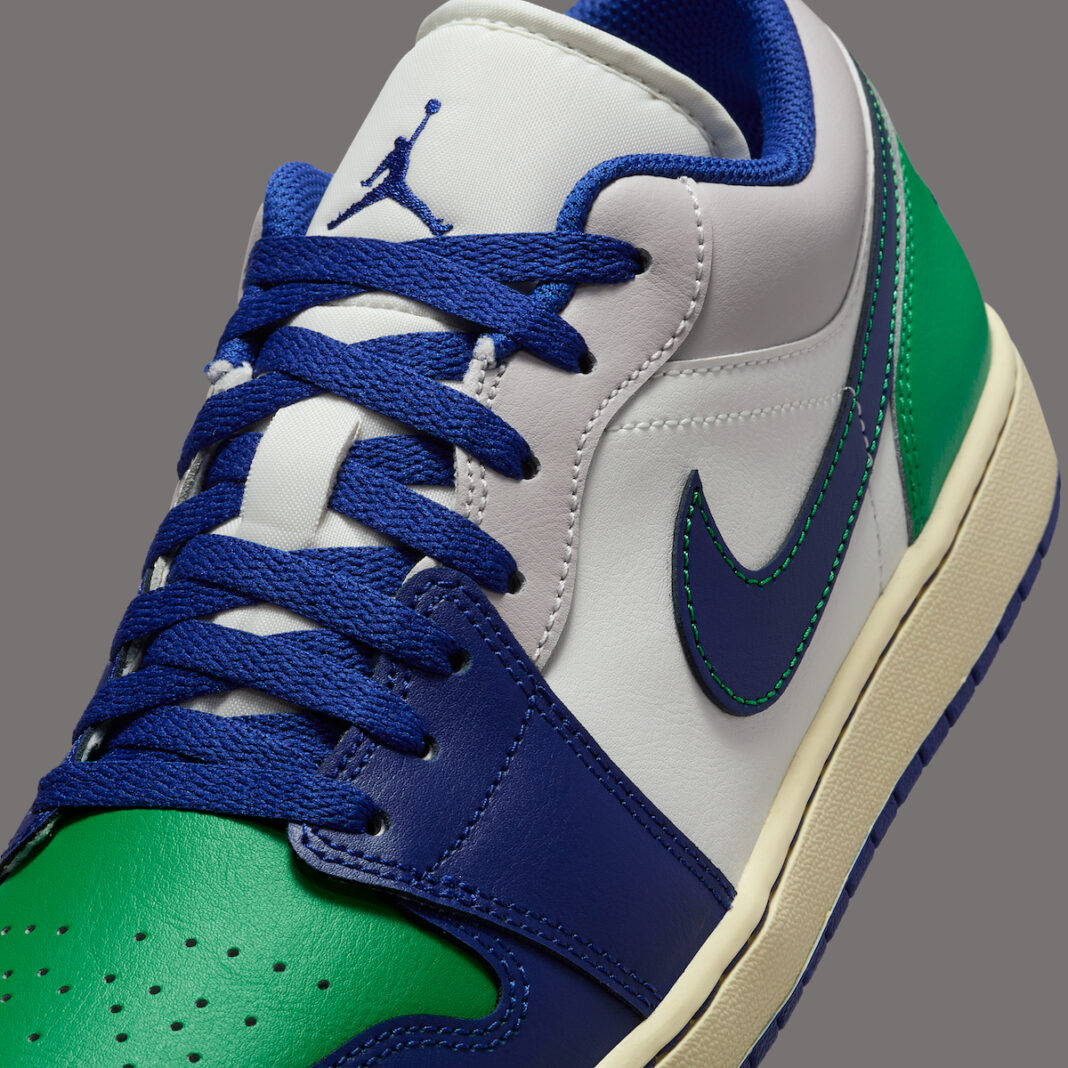 Alternative view of Giày Nike Air Jordan 1 Low 'Deep Royal Blue' 553558-147