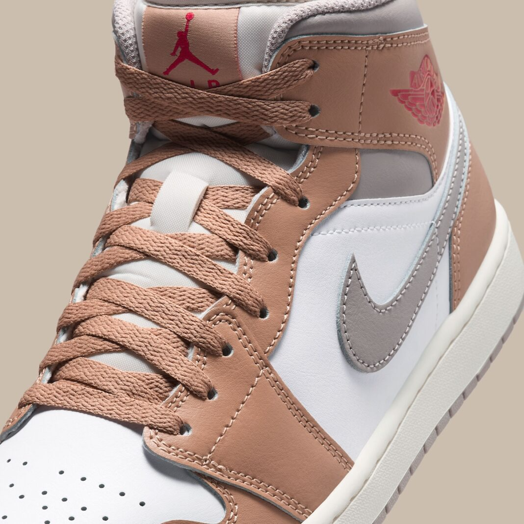 Alternative view of Giày Nike Air Jordan 1 Mid 'Hemp' DQ8426-200