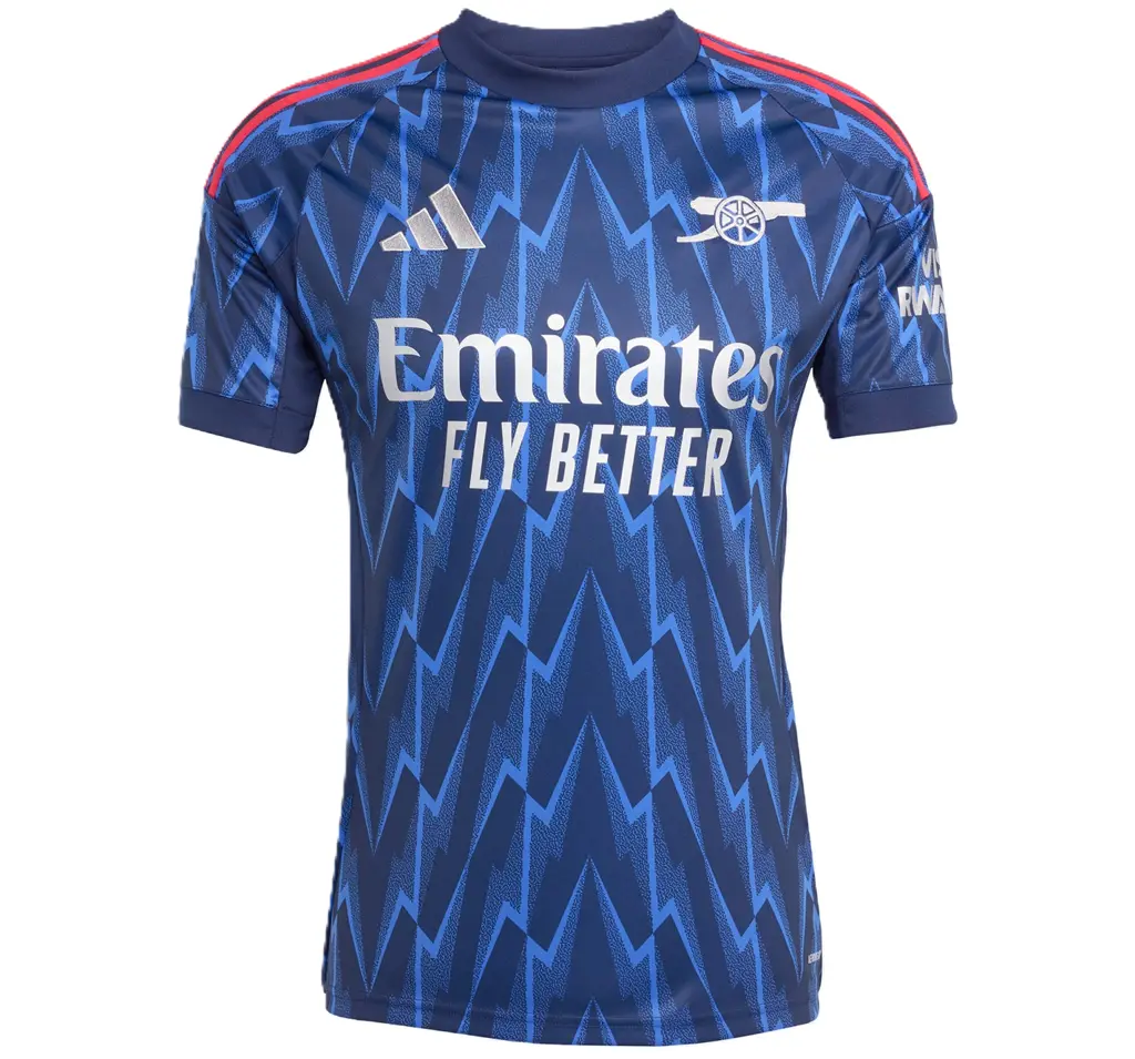 Áo Adidas Arsenal Away Kit Season 25 'Blue' JI9511