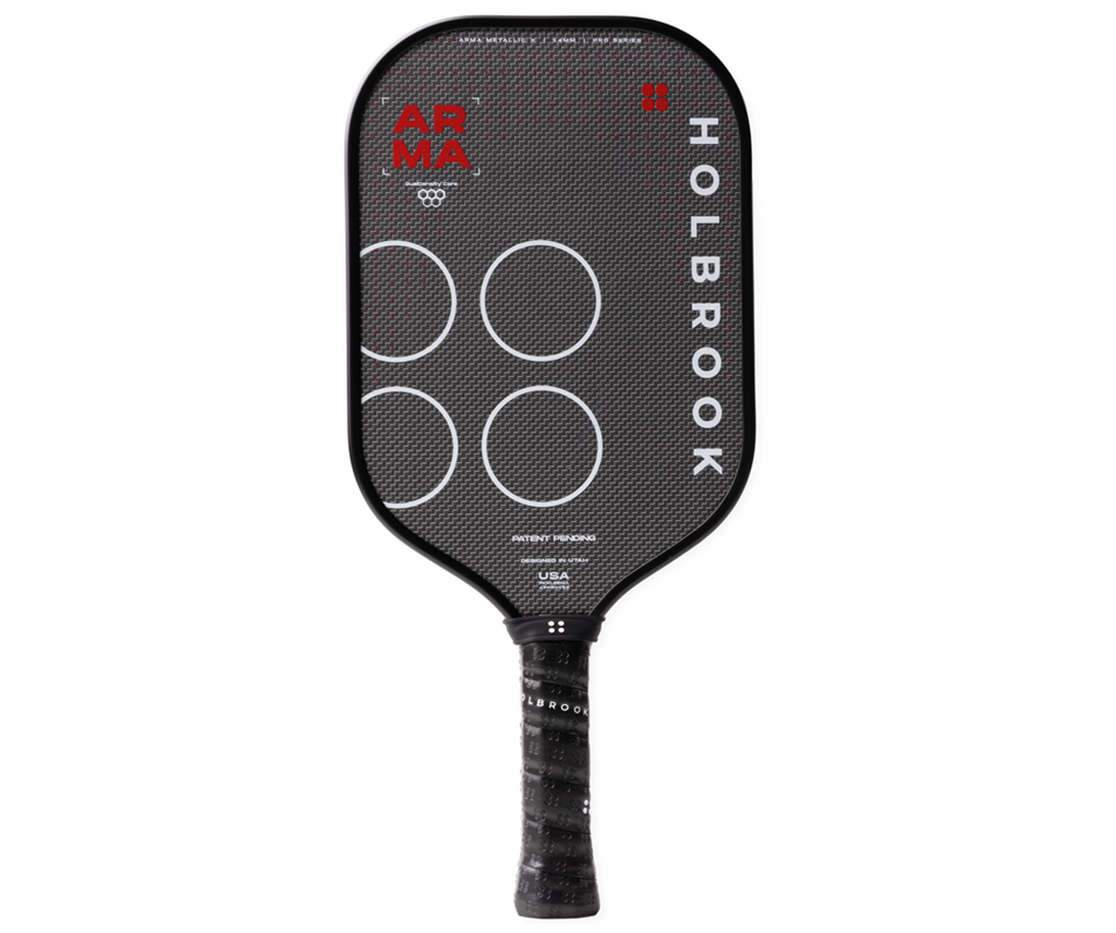 Vợt Pickleball Holbrook Arma X Metallic 14mm 'Black'