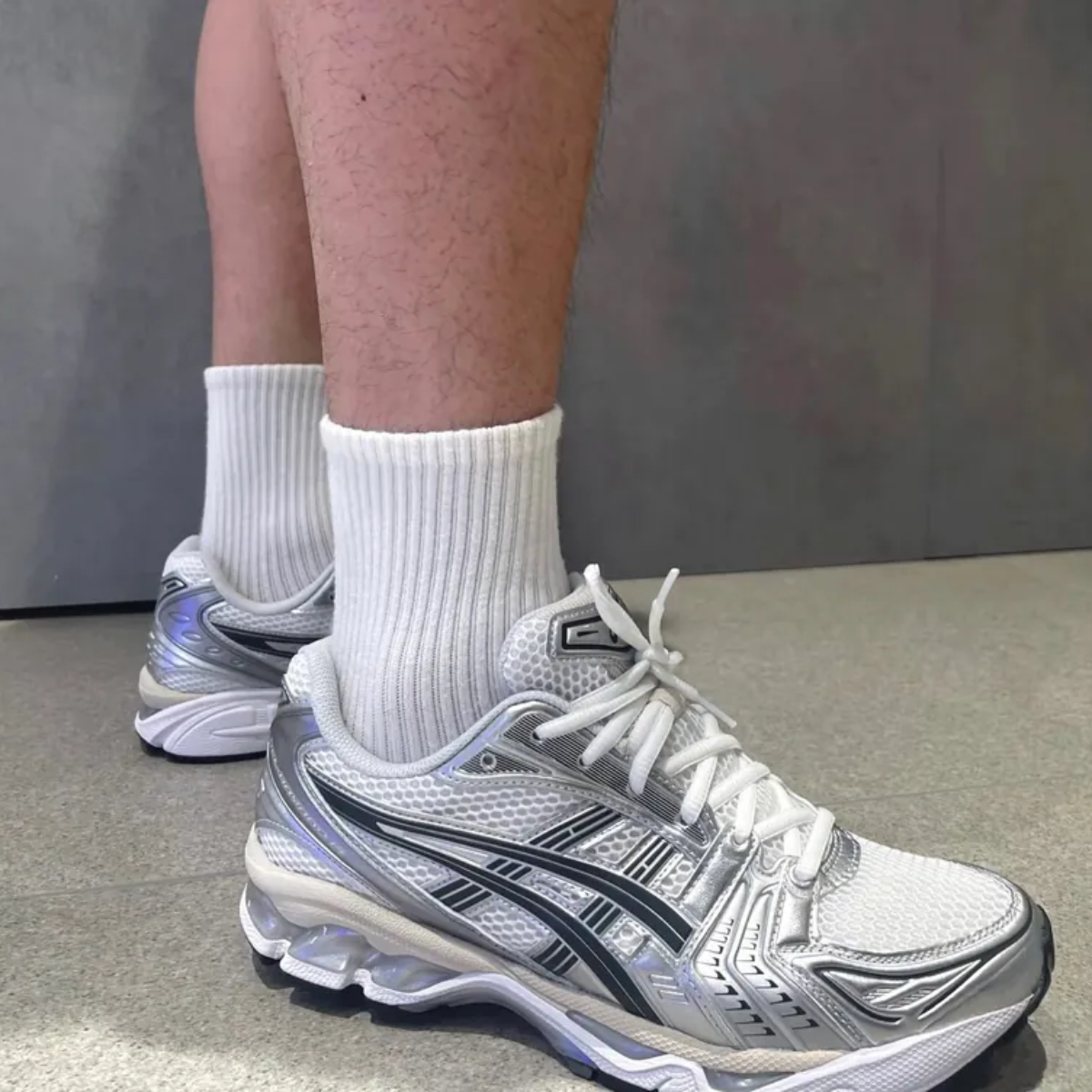 Giày ASICS Gel-Kayano 14 'White Graphite Grey' 1203A537-110 - Ảnh 4