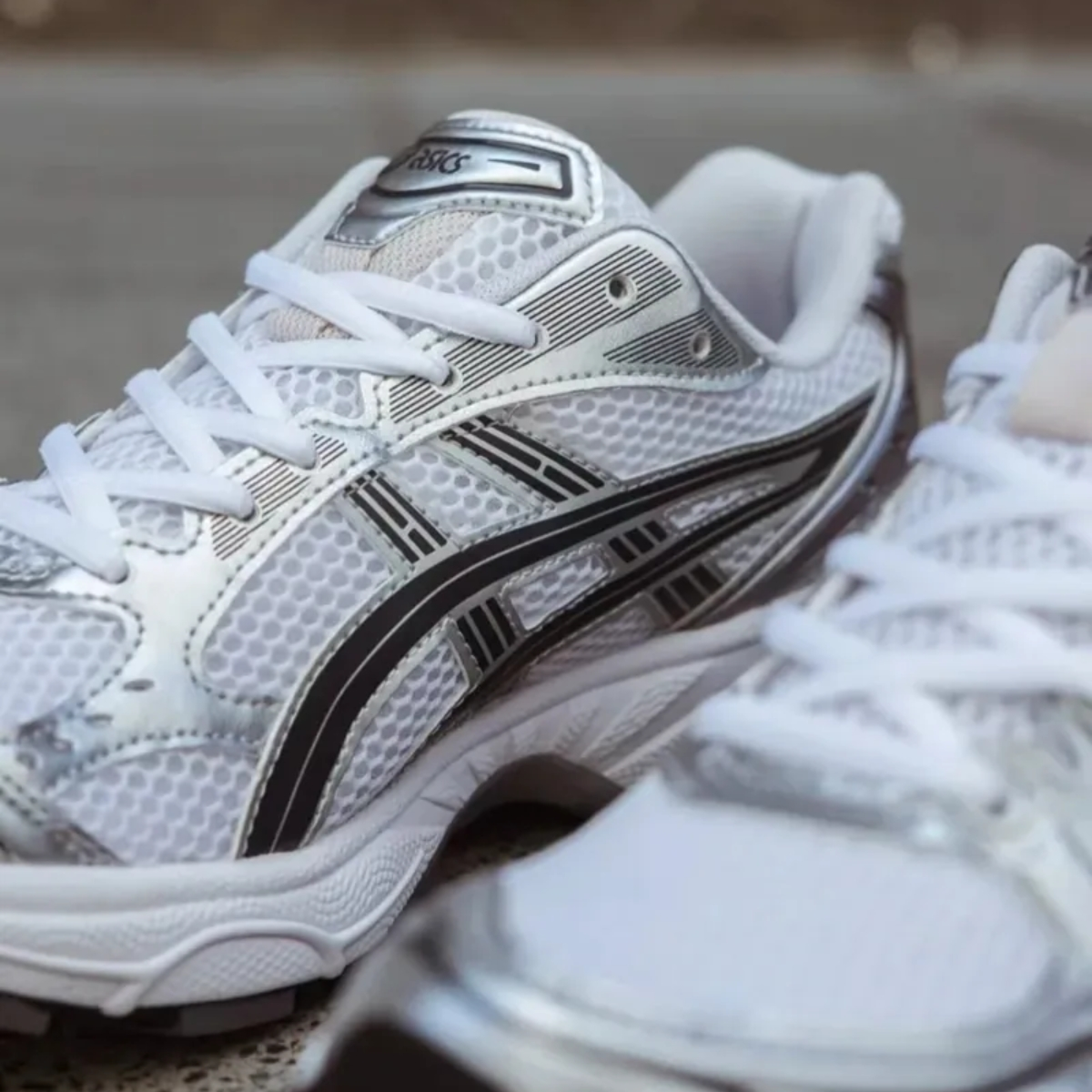 Giày ASICS Gel-Kayano 14 'White Graphite Grey' 1203A537-110 - Ảnh 6