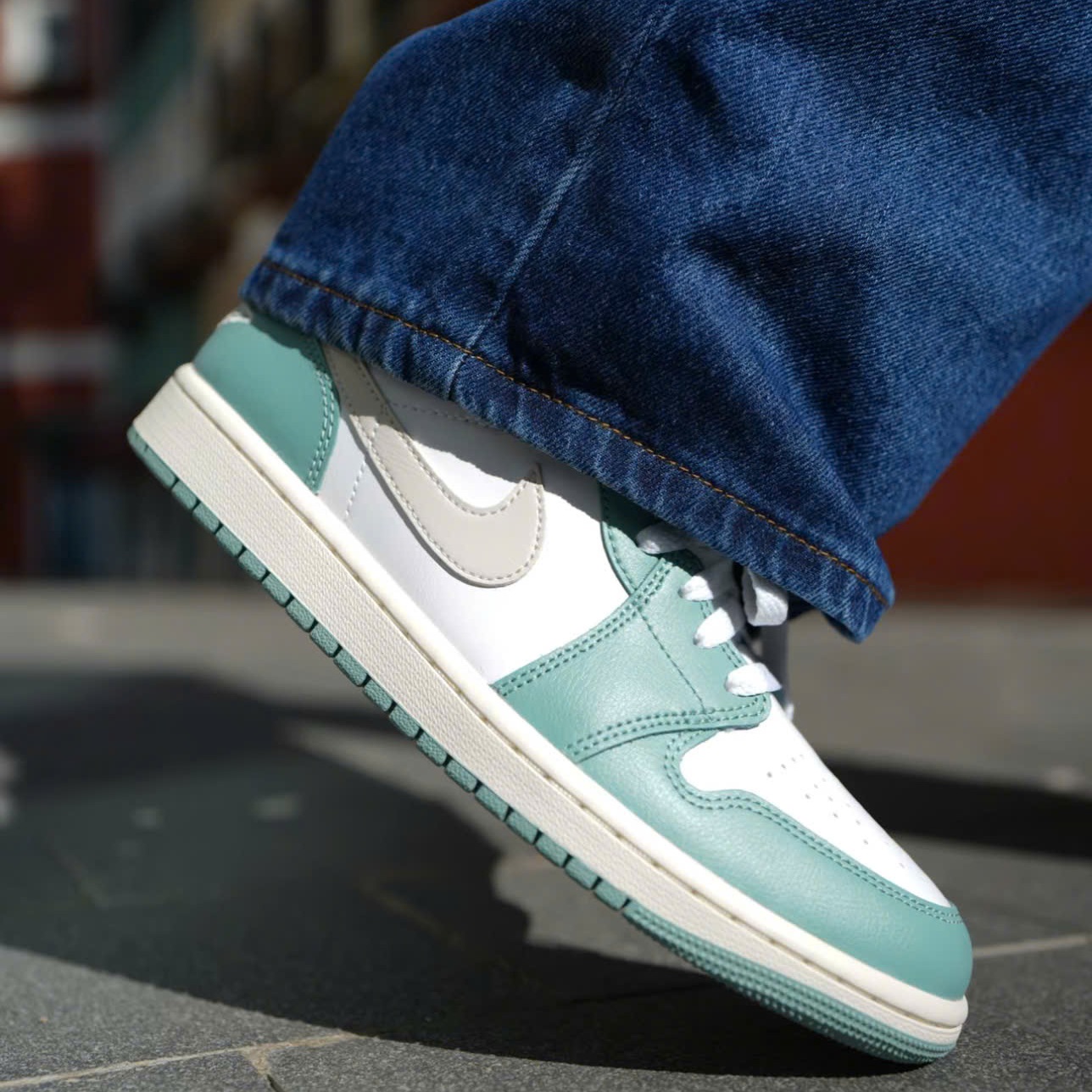 Giày Nike Air Jordan 1 Low 'White Cannon' DC0774-138 - Ảnh 6