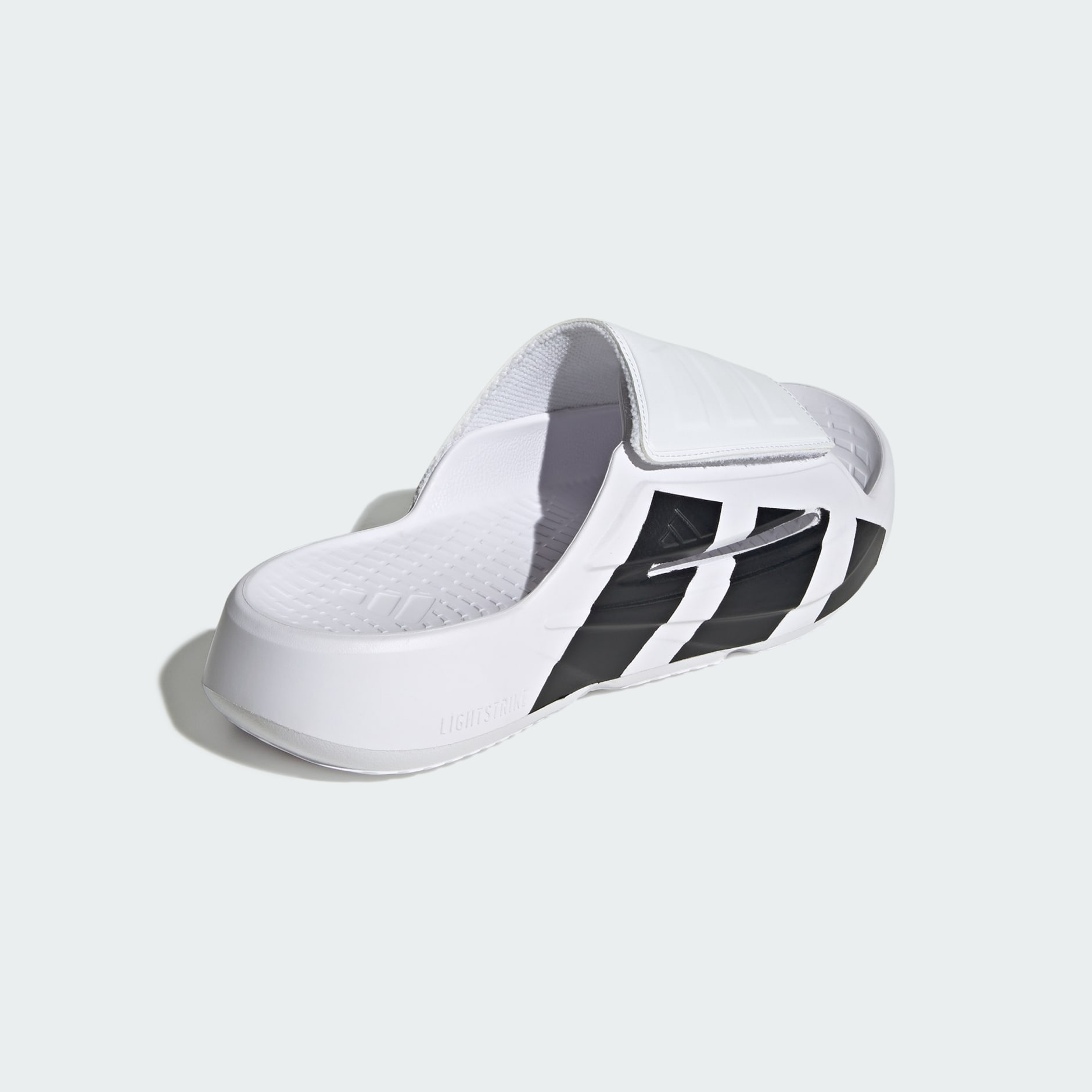 Alternative view of Dép Adidas Lightblaze Slides 'White Black' JS3584