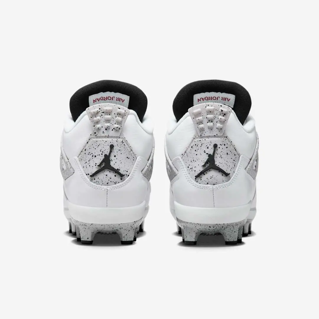 Alternative view of Giày Nike Air Jordan 4 Retro MCS 'White Cement' HQ0209-106