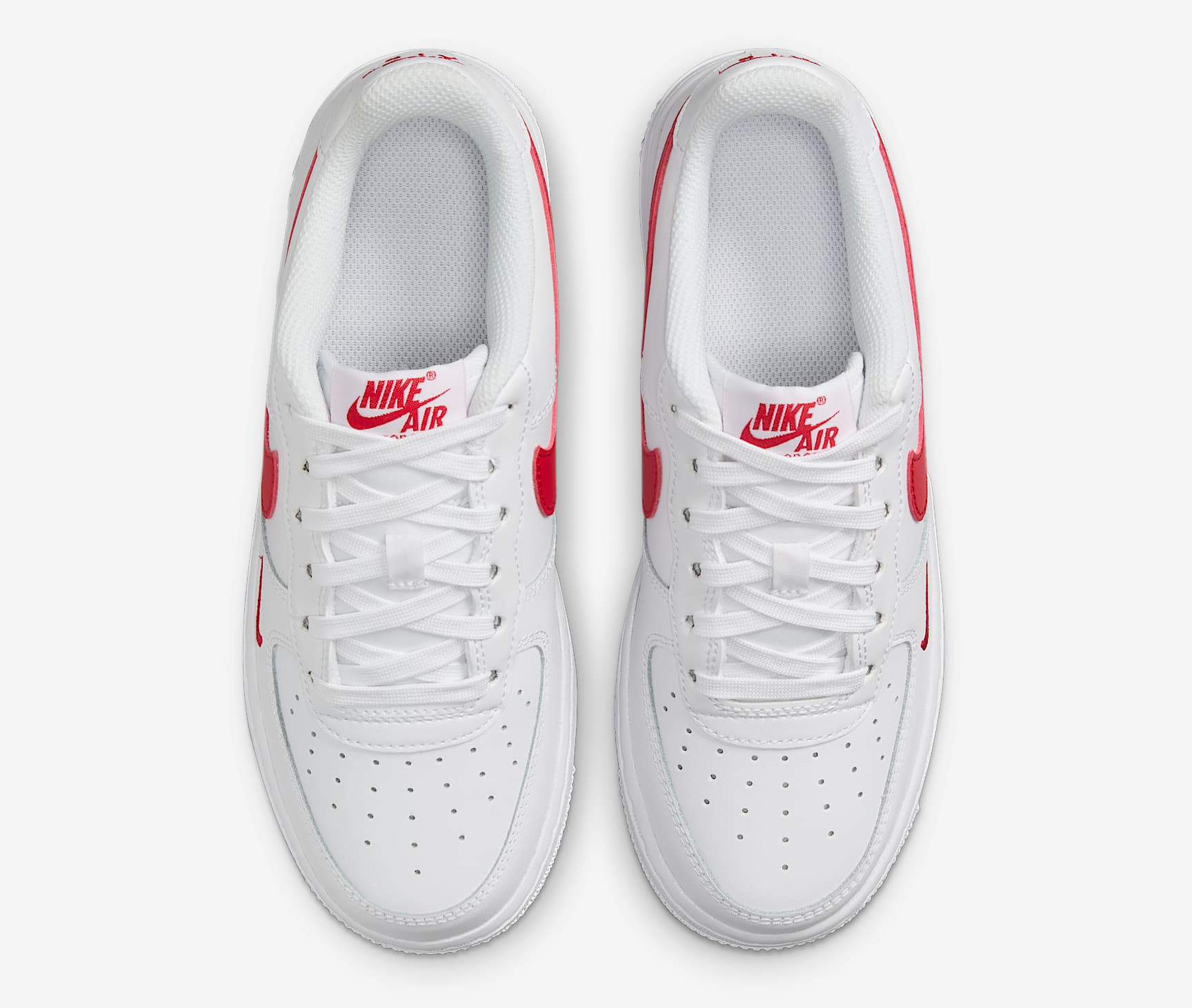 Giày Nike Air Force 1 LV8 'White University Red' FV7020-101 - Ảnh 4