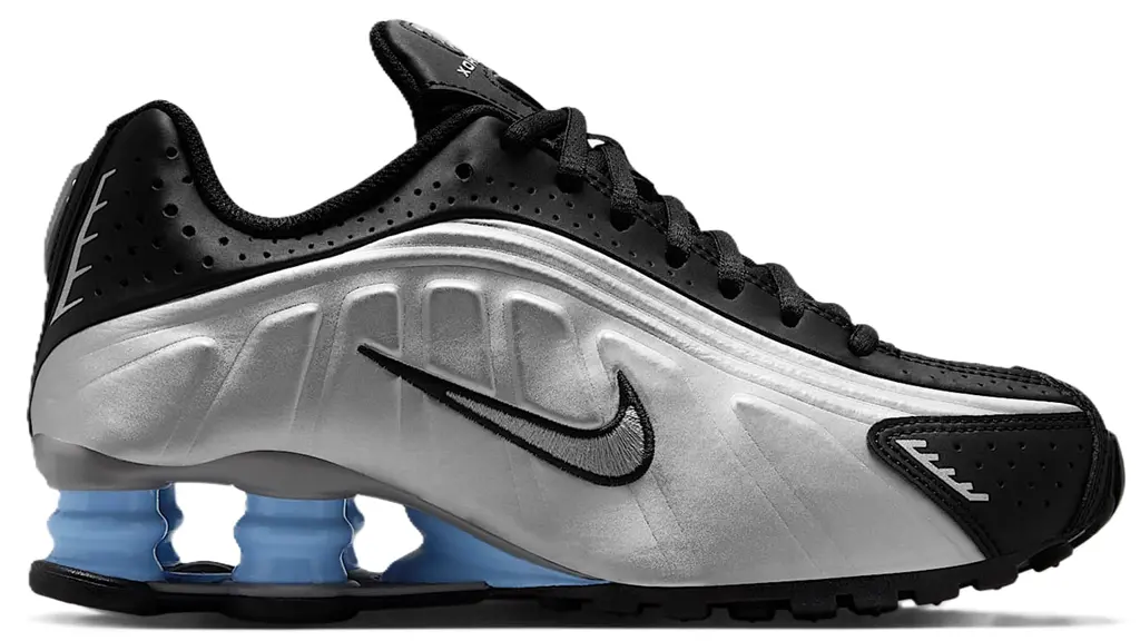 Giày Nike Shox R4 'Metallic Silver Black Psychic Blue' CW2626-004