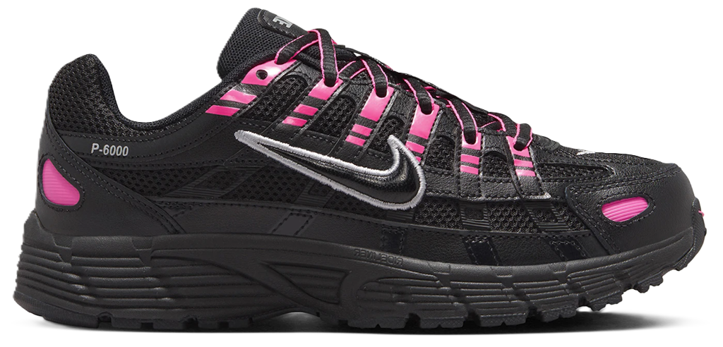 Giày Nike P-6000 GS 'Pink Blast Metallic Silver Black' HV5064-600