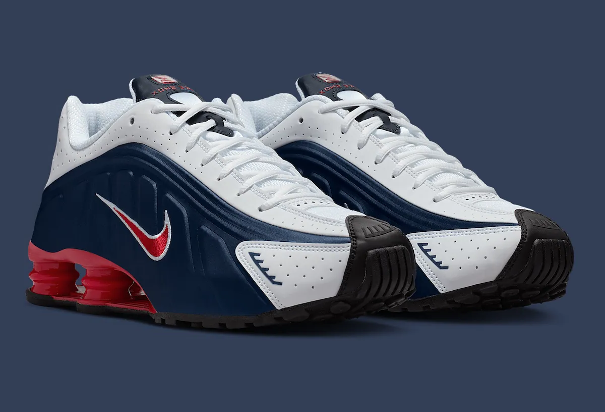 Alternative view of Giày Nike Shox R4 'USA 2025' HQ1988-400