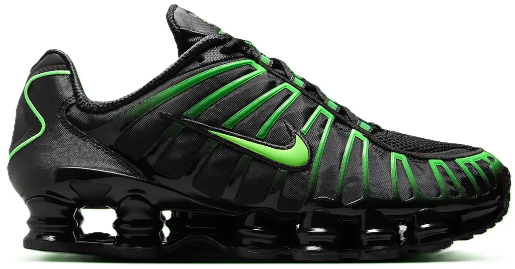 Giày Nike Shox TL 'Black Green Strike' AV3595-012