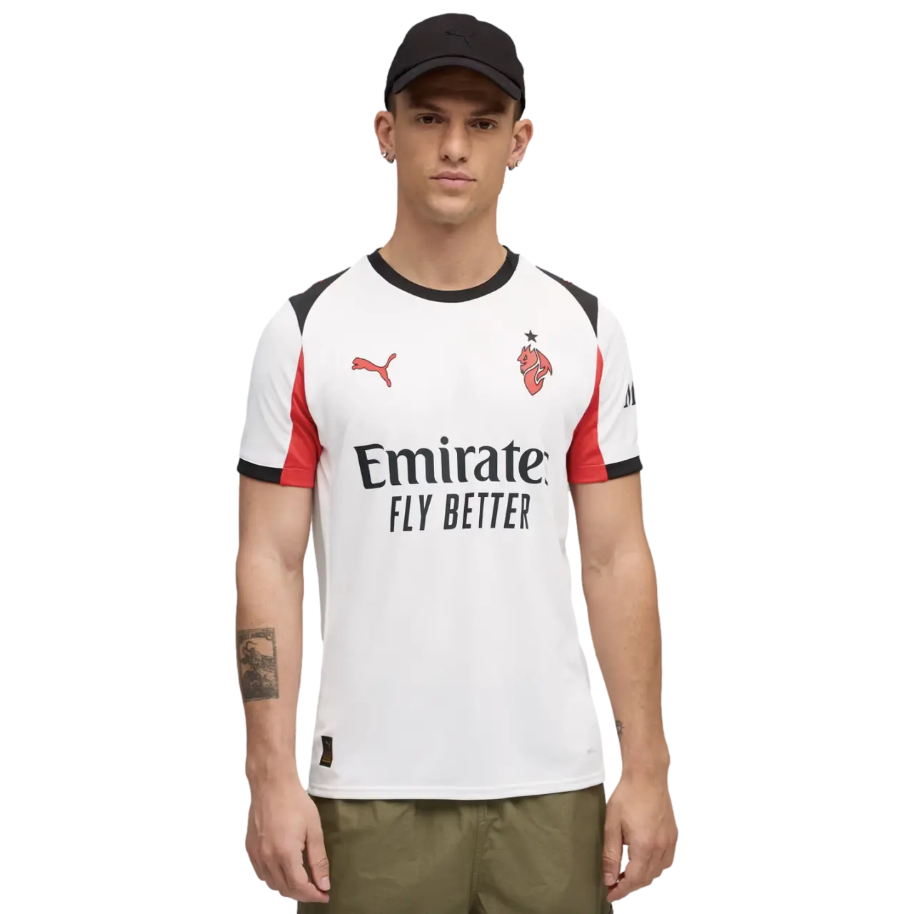 Alternative view of Áo Puma AC Milan Away Jersey Replica 'White' 779971-02
