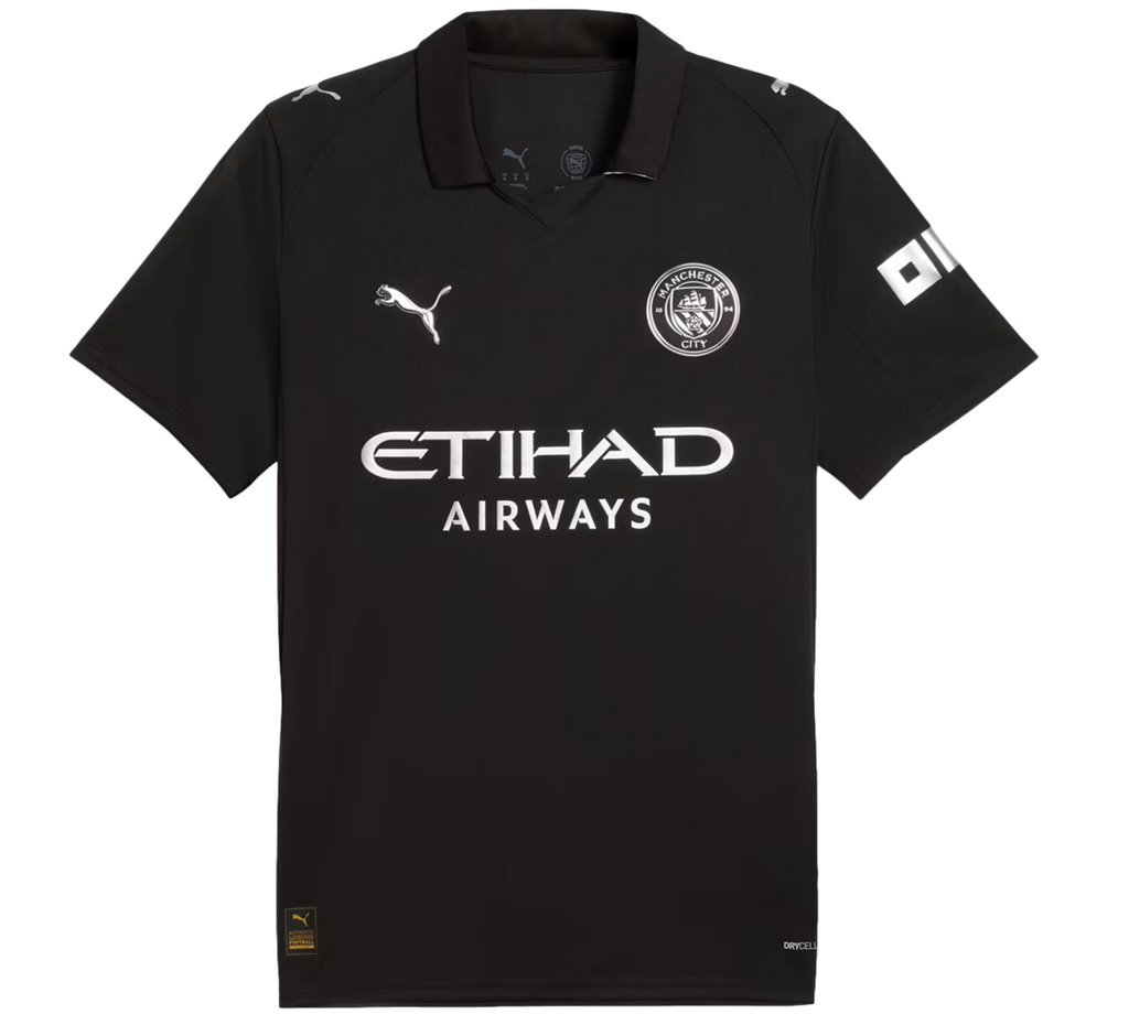 Áo Puma Manchester City 25/26 Away Jersey 'Black' 780350-02