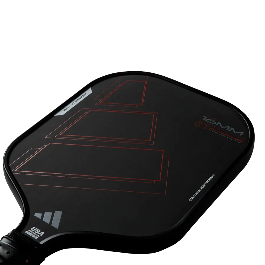 Alternative view of Vợt Pickleball Adidas Rx carbon Ctrl 2025 Paddle 16 mm 'Red Black'