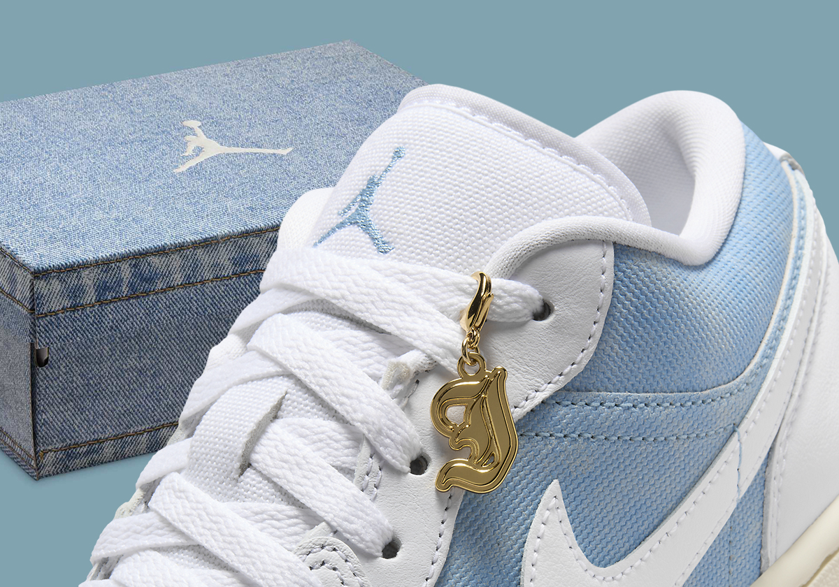 Giày Nike Air Jordan 1 Low 'Denim' HQ2004-200 - Ảnh 5