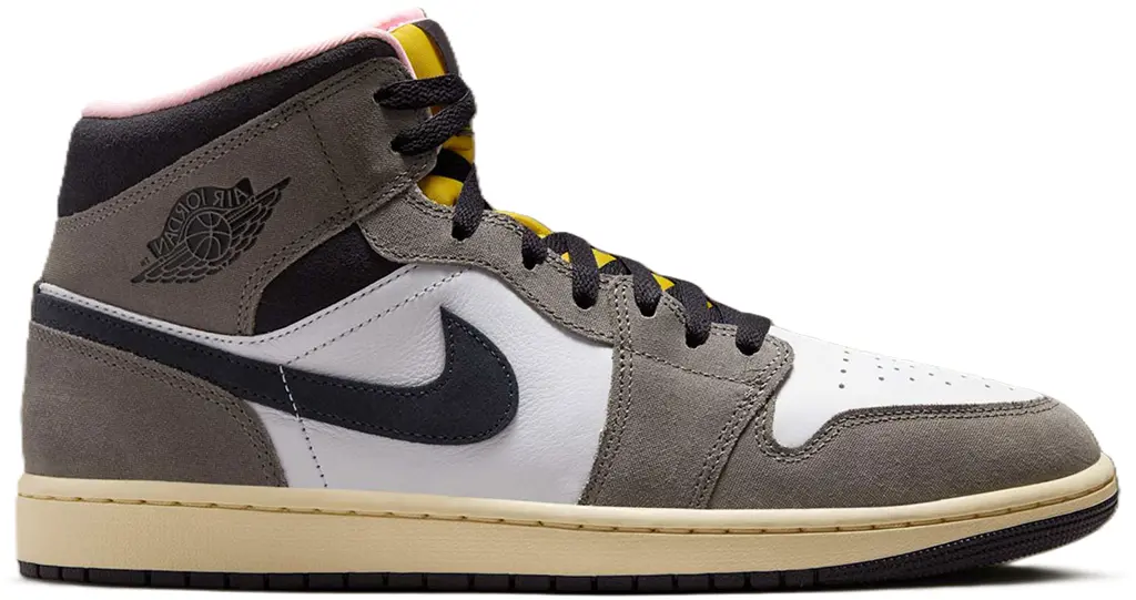 Giày Nike Air Jordan 1 Mid SE 'White Cave Stone' HQ2011-100