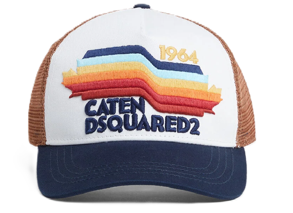 Mũ Dsquared2 Embroidered Trucker 'Multicolor' BCM088505C02694M2704