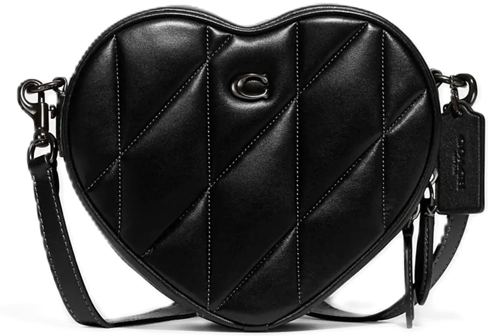 Túi Coach Heart Crossbody Quilting 'Black' CE725-V5BLK
