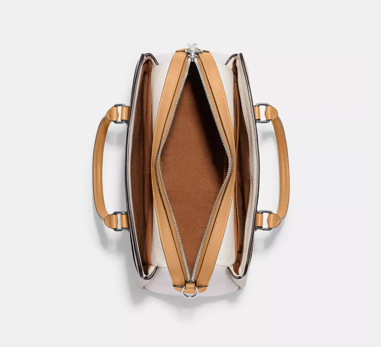 Alternative view of Túi Coach Darcie Carryall In Colorblock 'Beige' CH489-SVVFQ