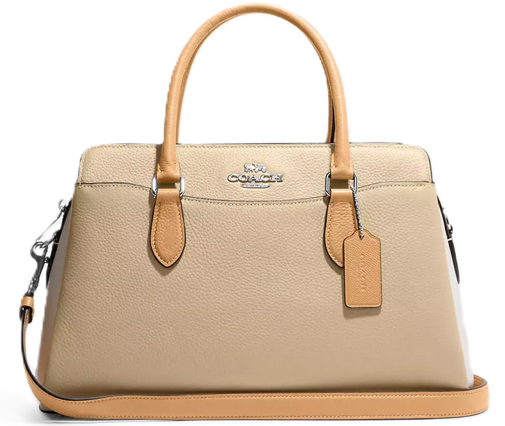 Túi Coach Darcie Carryall In Colorblock 'Beige' CH489-SVVFQ