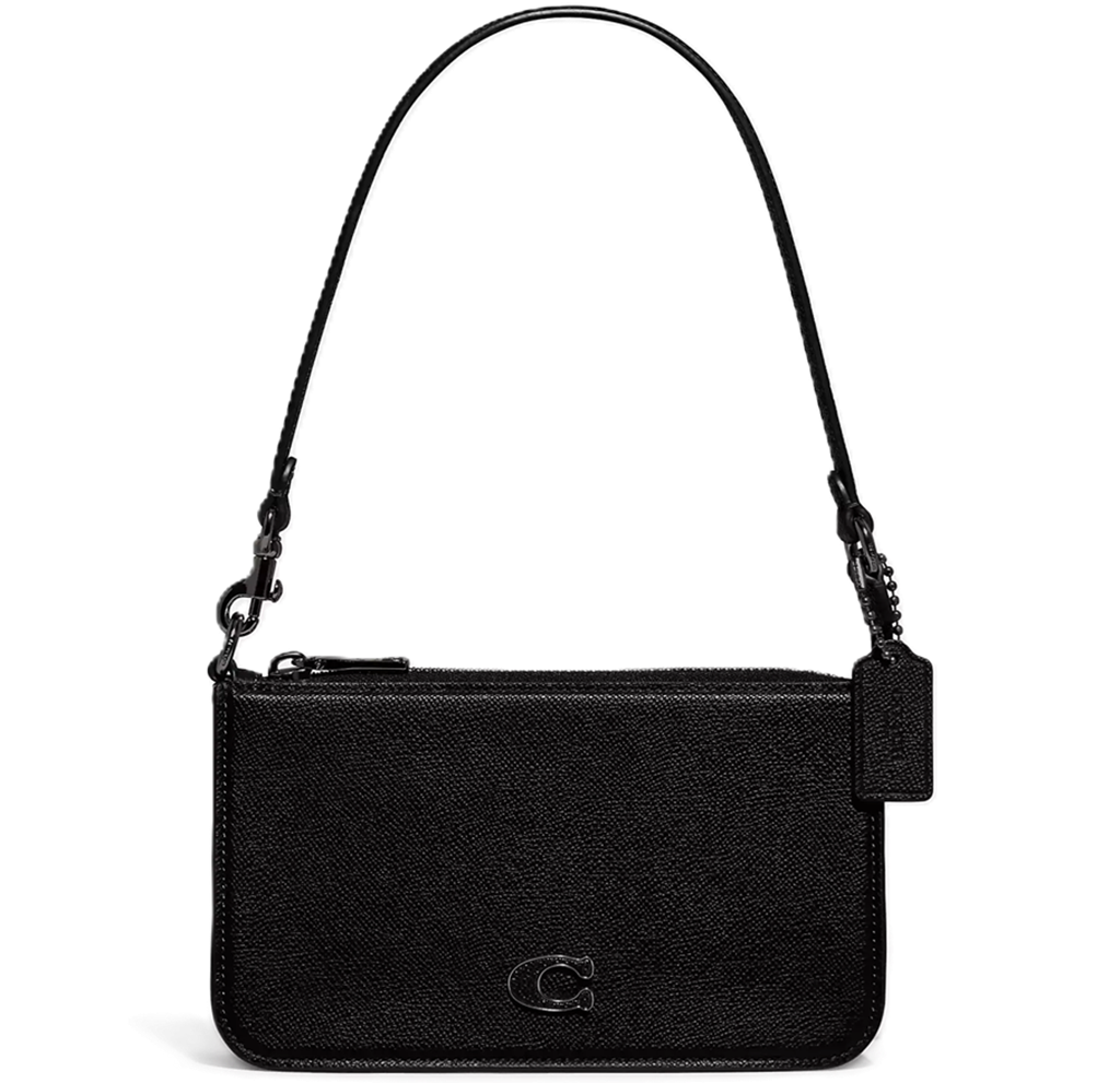 Túi Coach Pouch Signature Canvas Detail 'Black' CJ797-BLK