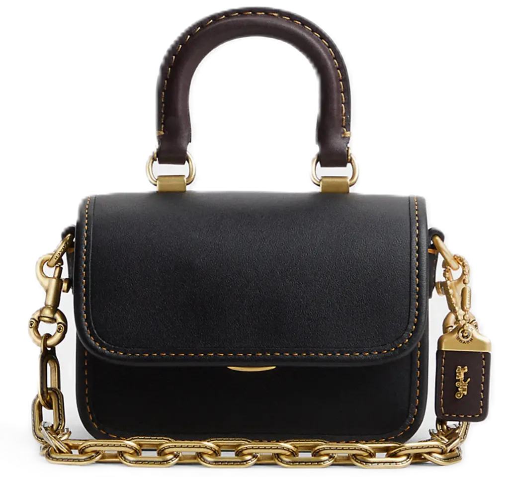 Túi Coach Rogue Top Handle 12 Colorblock 'Black' CM423-B4M2