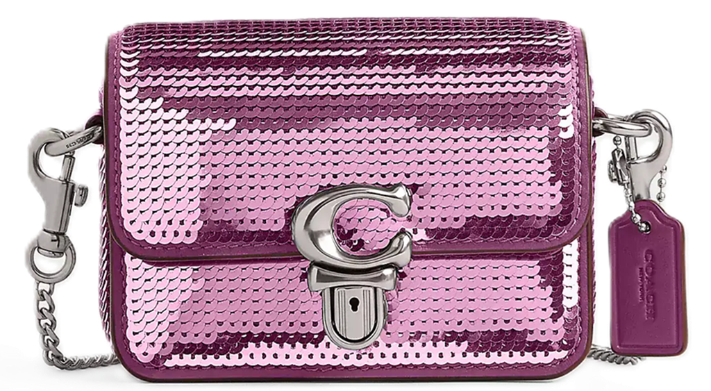 Túi Coach Studio 12 Sequins 'Dark Magenta' CM429-LHOVU