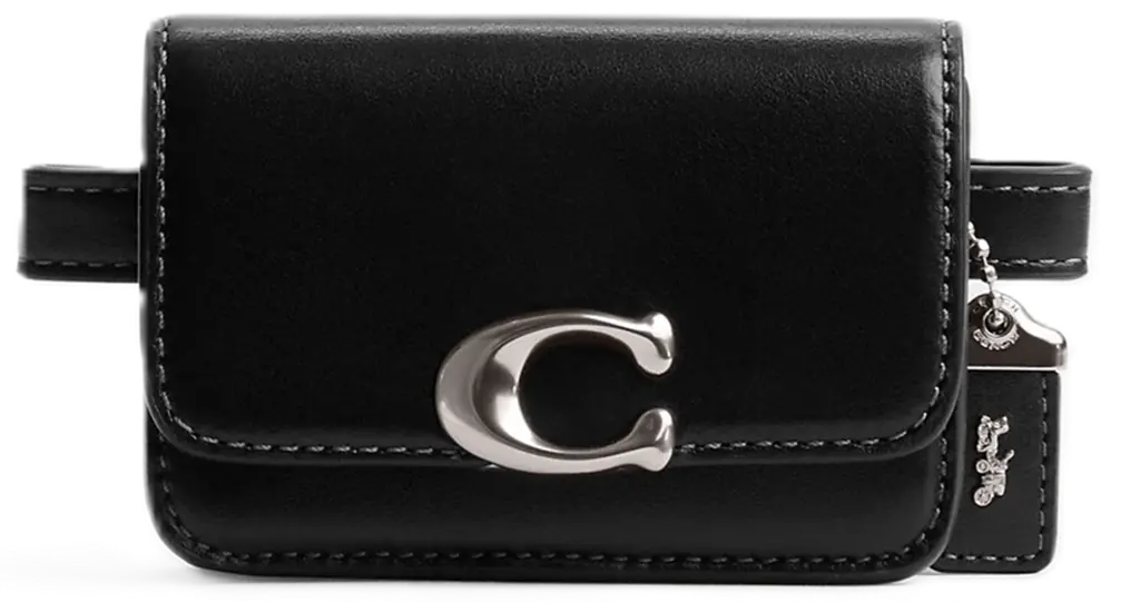 Túi Coach Bandit Card Case Belt Bag 'Black' CM433-LHBLK
