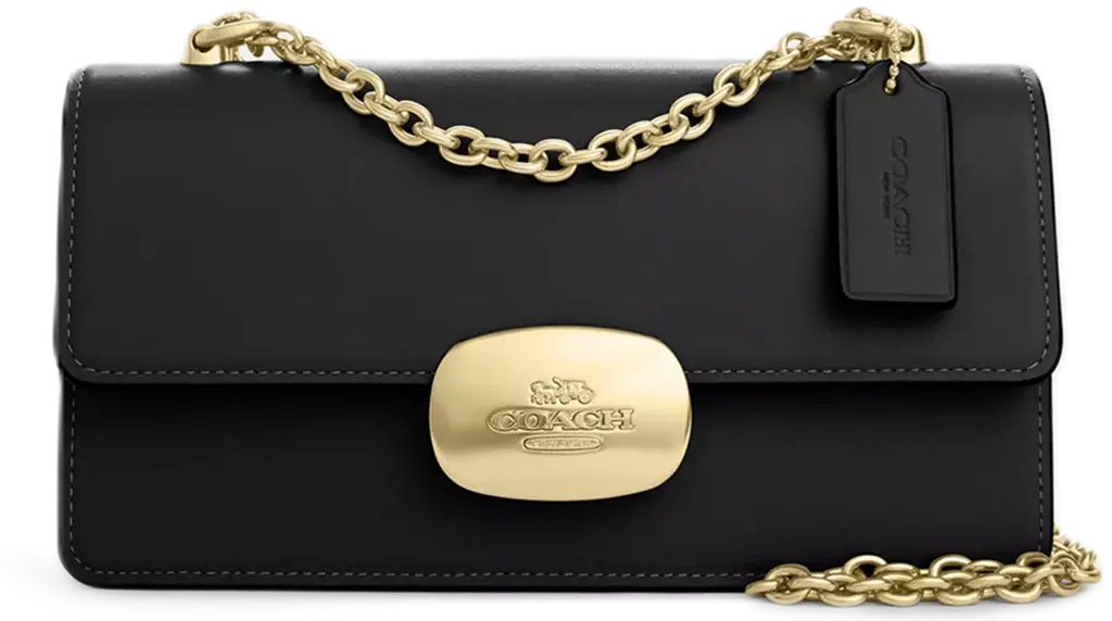 Túi Coach Eliza Flap Crossbody 'Black' CP008-IMBLK